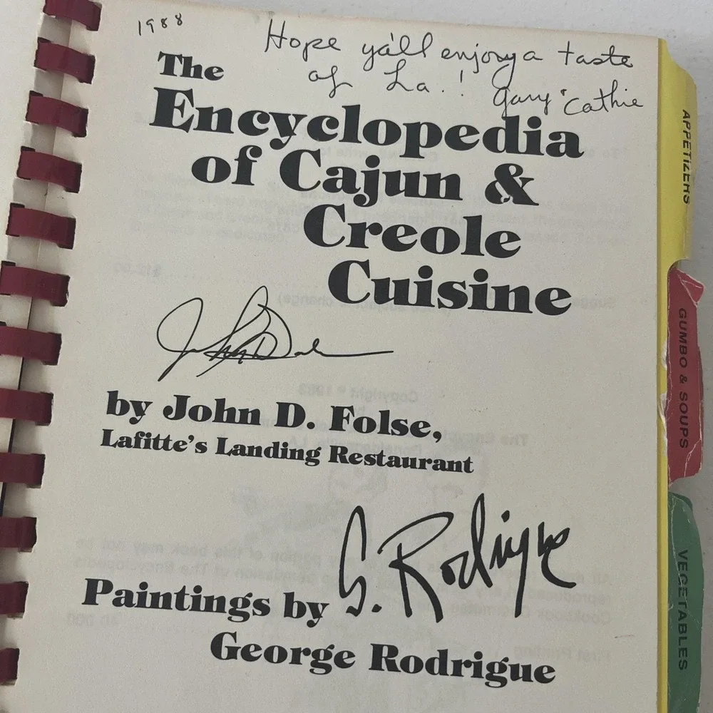 The Encyclopedia of Cajun & Creole Cuisine John Folse 1983 1st Printing Cookbook